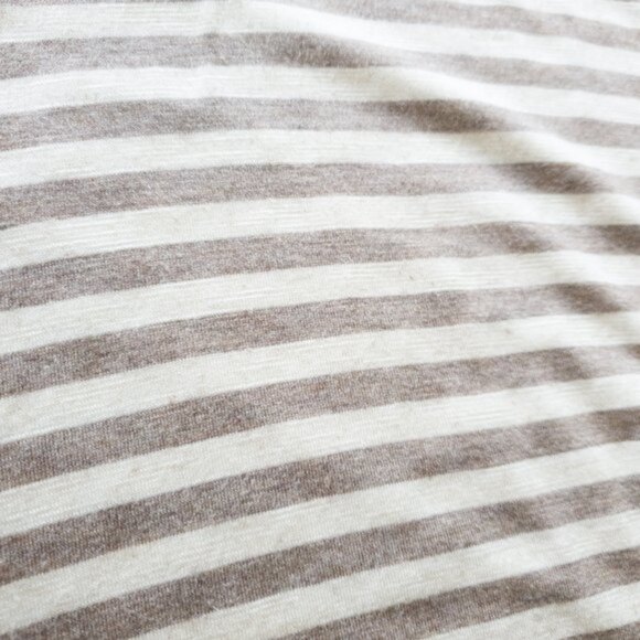 3 for 30! SALE Max Edition Striped Short Sleeve Assymetrical Tunic Top NWT Sz M - Picture 9 of 12